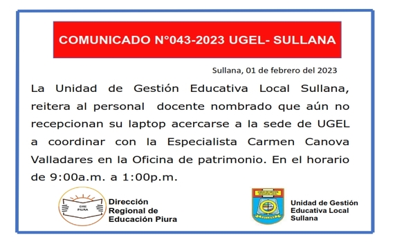 Comunicado N°43