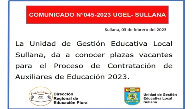 Comunicado N°45