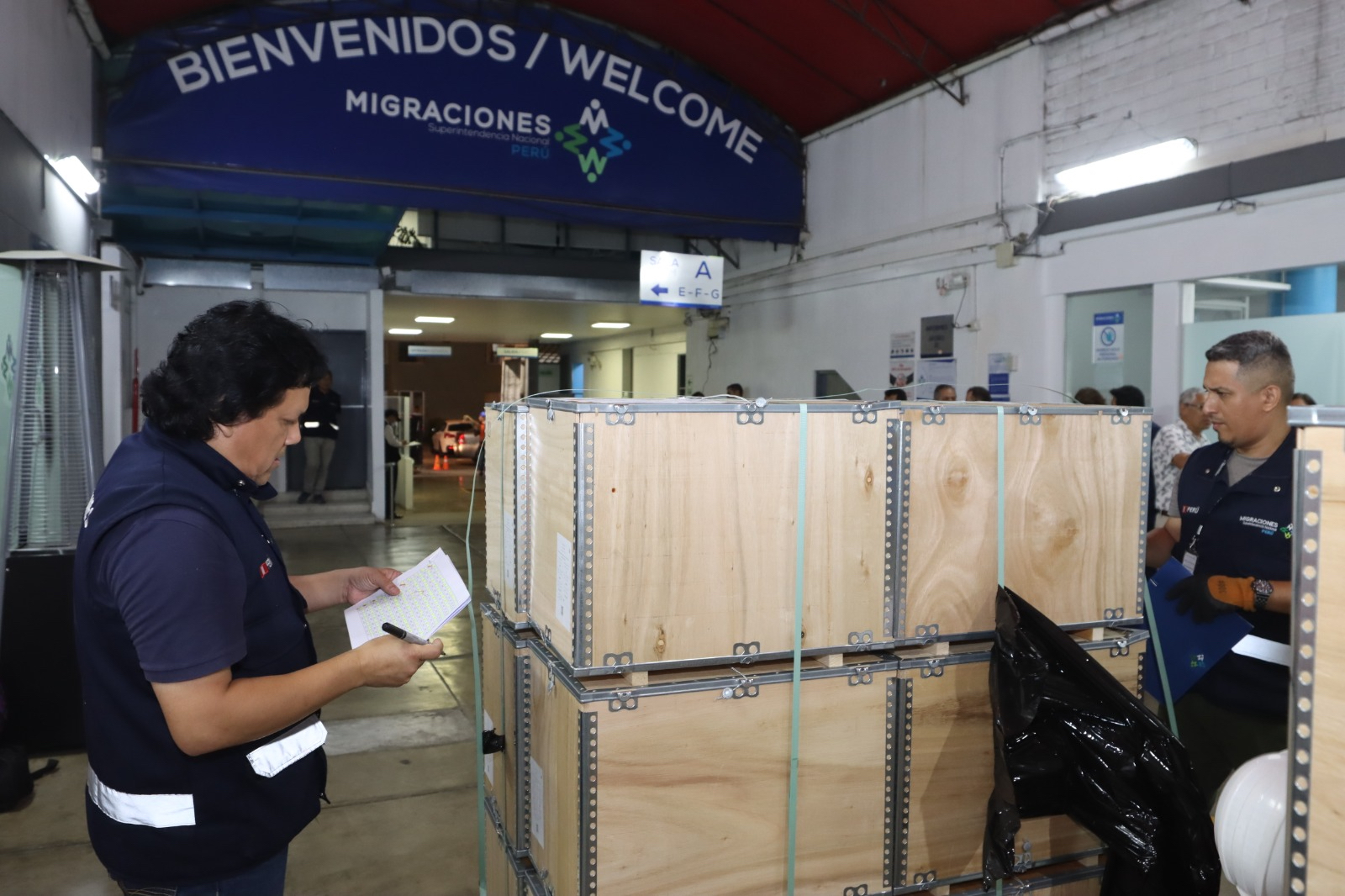Pasaportes.