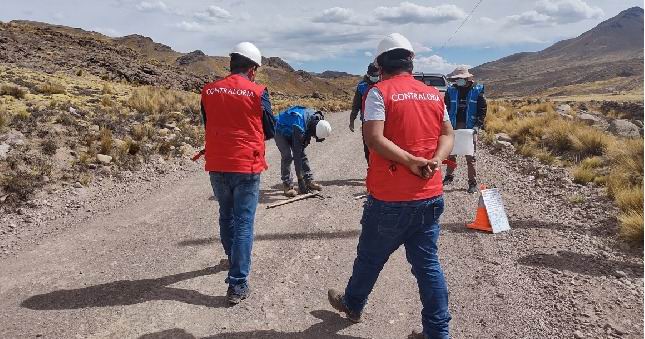 Contraloría detectó deterioro prematuro en camino vecinal que une siete centros poblados en Lampa