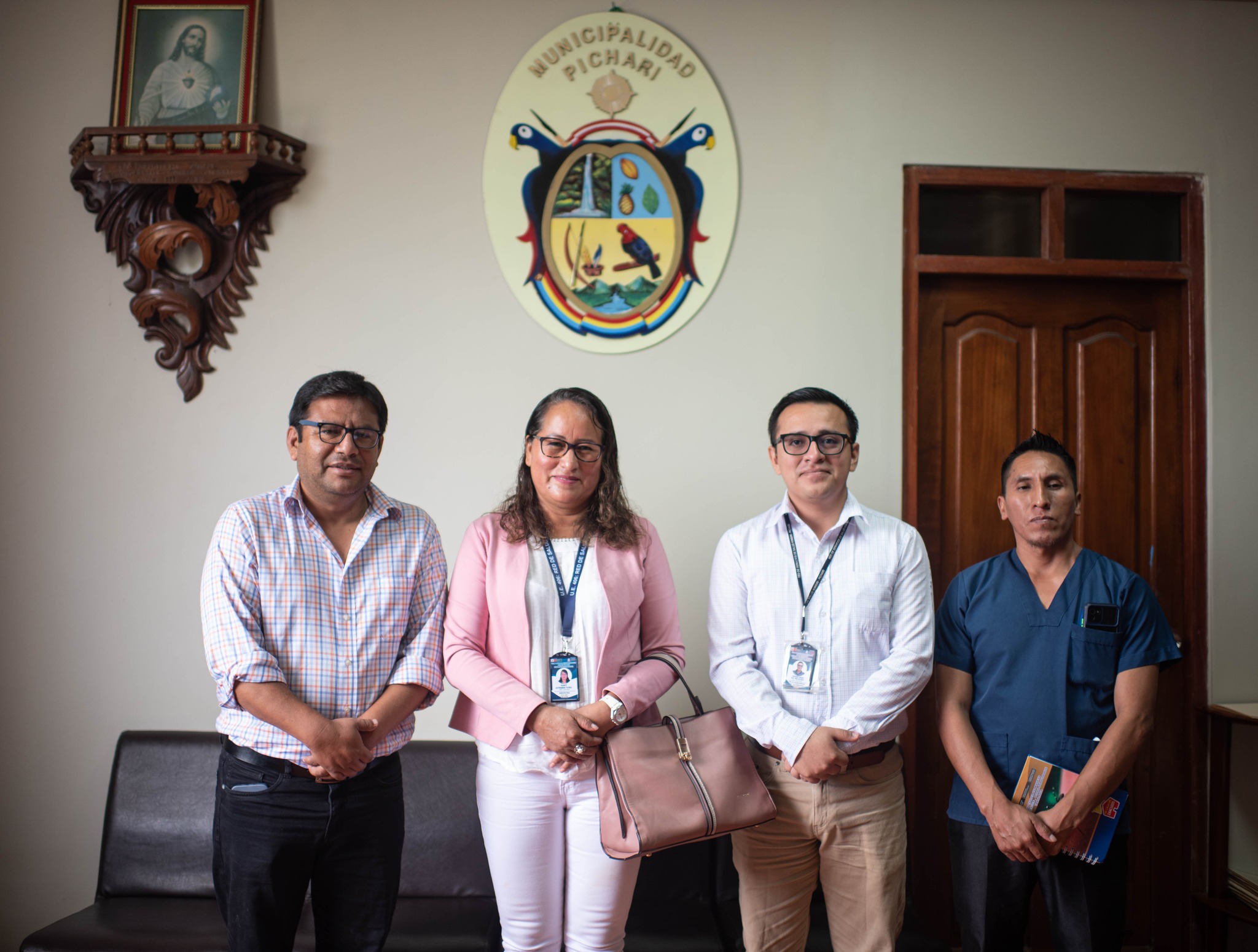Alcalde de la Municipalidad Distrital de Pichari, CPC Hernán Palacios Tinoco, se reunió con los representantes de la Red de Salud Cusco – Vraem
