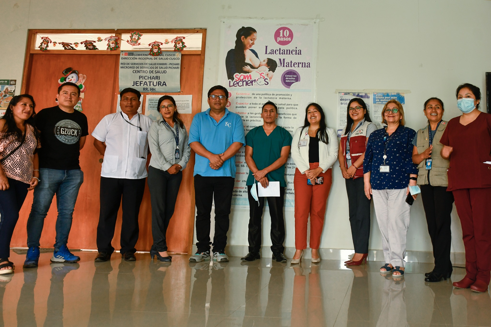 El alcalde de la Municipalidad Distrital de Pichari, se reúne con autoridades del Centro de Salud y especialistas del Instituto Nacional de Enfermedades Neoplásicas – INEM