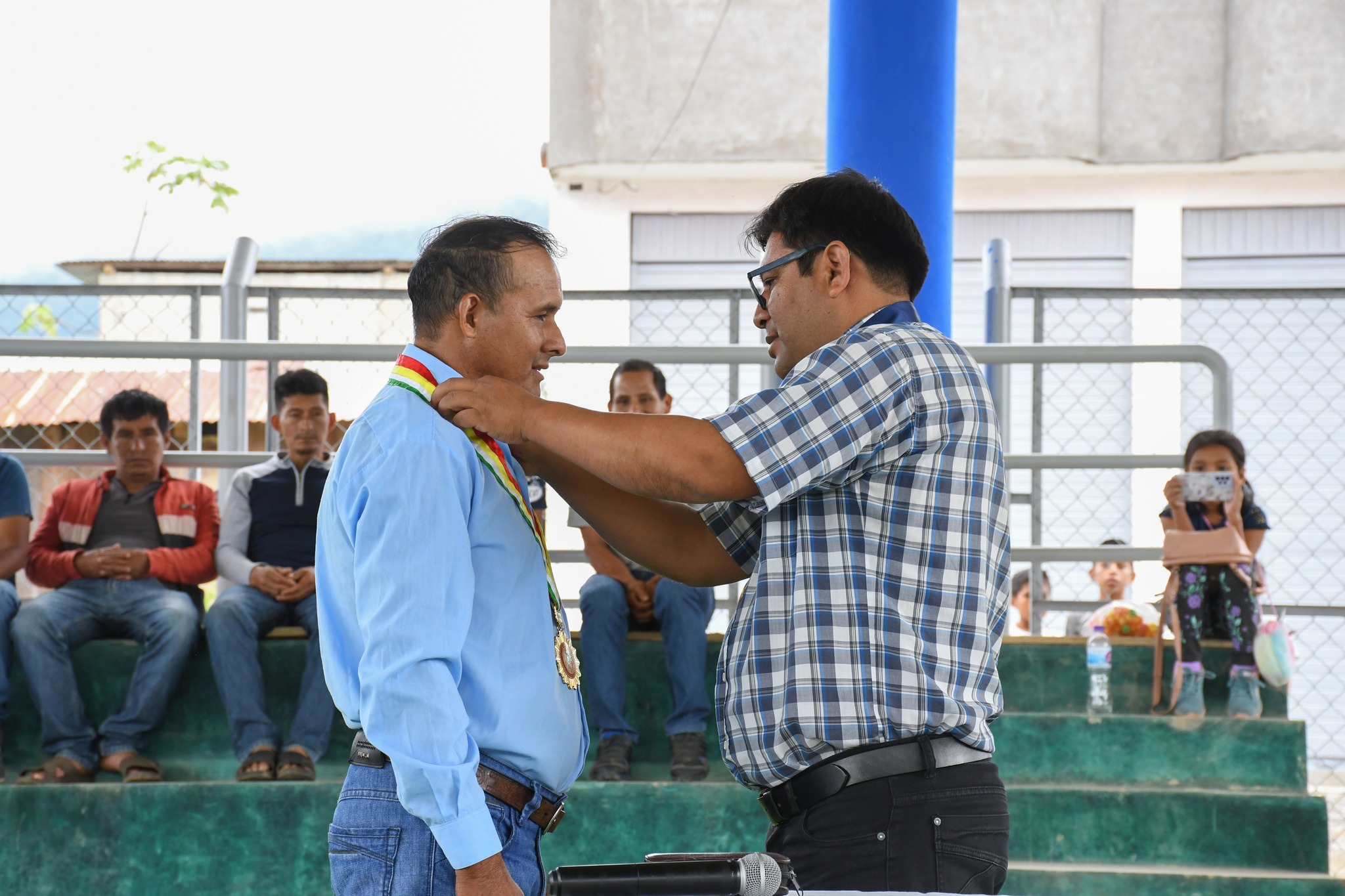 El alcalde y regidores del Centro Poblado de Nuevo San Cristóbal, juramentaron de manera oficial