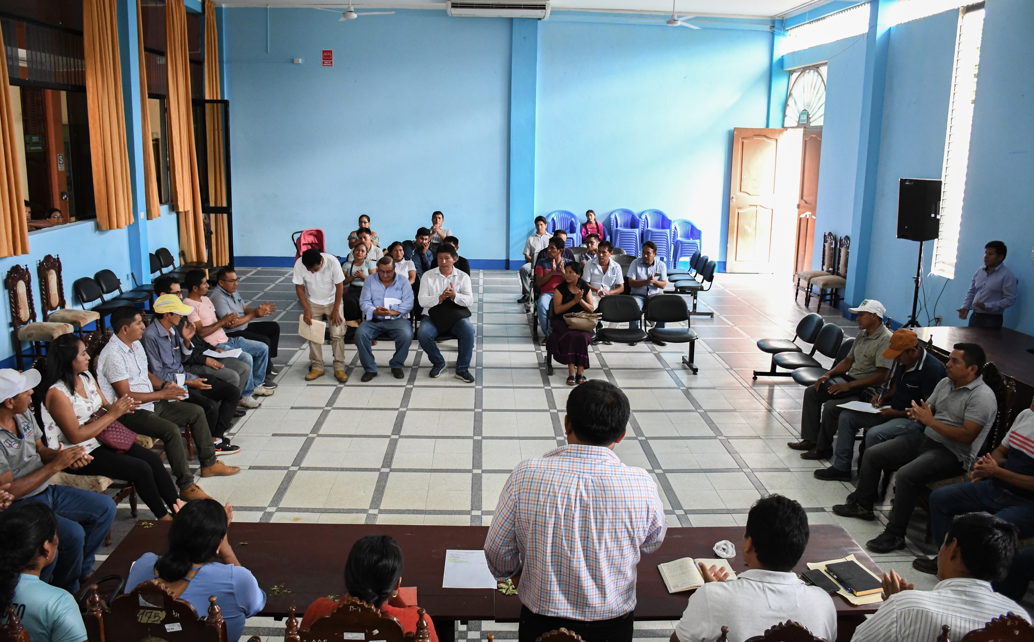 Alcaldes de los centros poblados que conforma el distrito de pichari, se reunieron con el alcalde distrital