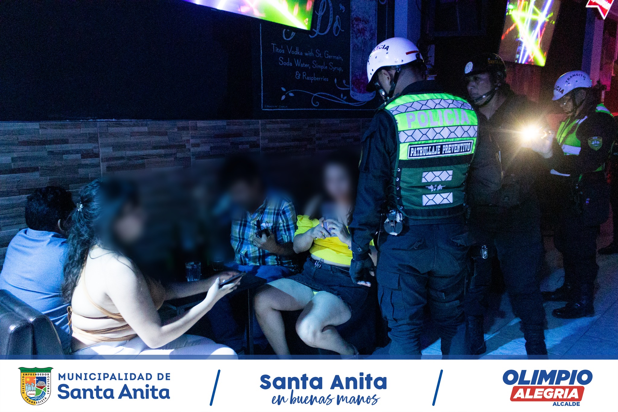 En un trabajo articulado con la Policía Nacional del Perú, personal municipal de serenazgo y fiscalización, intervinieron dos establecimientos que no contaban con licencia de funcionamiento ni defensa civil, se procedió a la clausura y sanciones correspondientes.