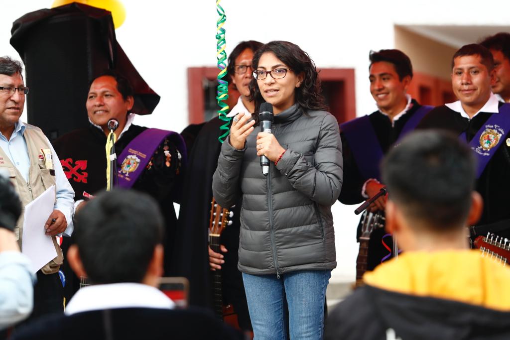 Ministra de Cultura llega a Ayacucho para cumplir una agenda importante a favor del sector