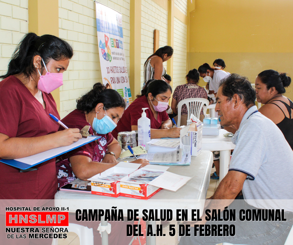 Campaña de Salud en A.H. 5 de febrero