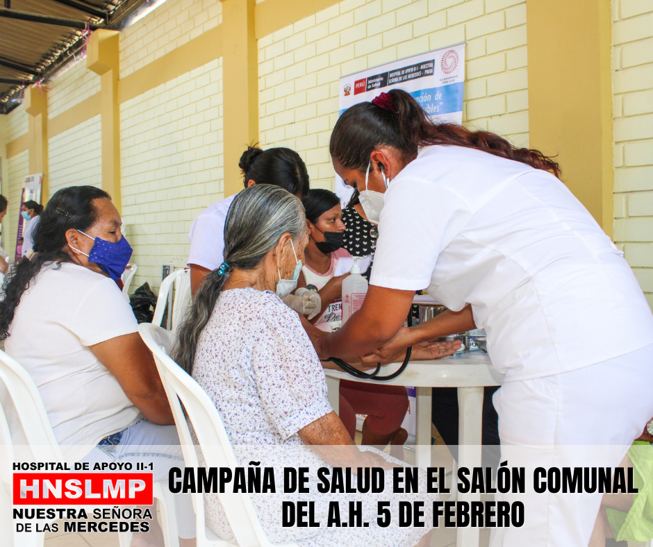 Campaña de Salud en A.H. 5 de febrero