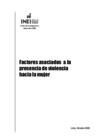 Vista preliminar de documento Factores Asociados a la Presencia de Violencia hacia la Mujer
