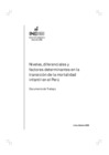 Vista preliminar de documento Niveles, Diferenciales y Factores Determinantes en la Transición de la Mortalidad Infantil en el Perú
