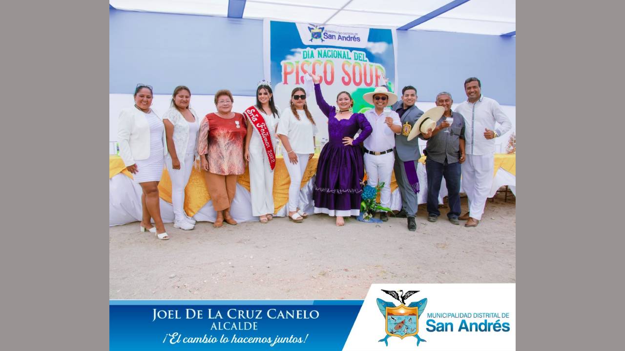 Población De San Andrés Disfrutó De La Celebración Por El Día Nacional Del Pisco Sour