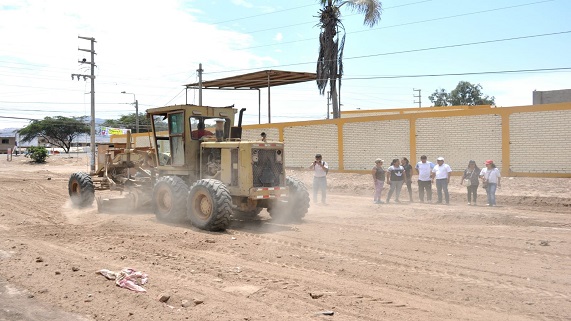Imagen de la nivelación de calles