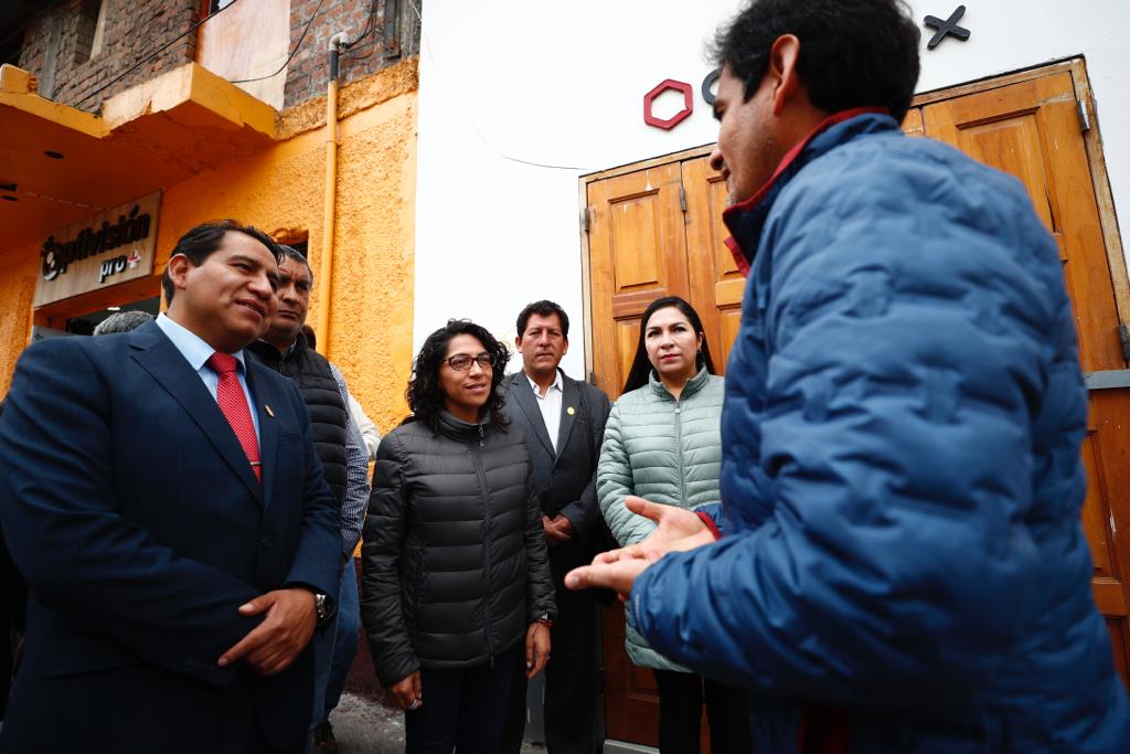 Ministra de Cultura anuncia más de 80 millones de soles para obras de mejoramiento del Centro Histórico de Huamanga y del Obelisco de Quinua
