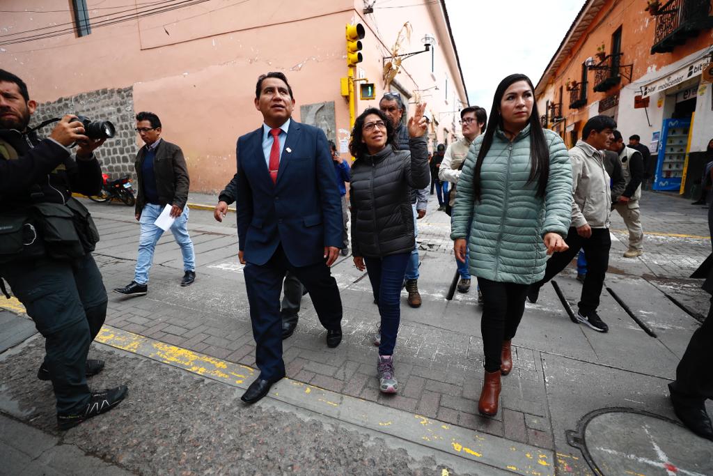 Ministra de Cultura anuncia más de 80 millones de soles para obras de mejoramiento del Centro Histórico de Huamanga y del Obelisco de Quinua