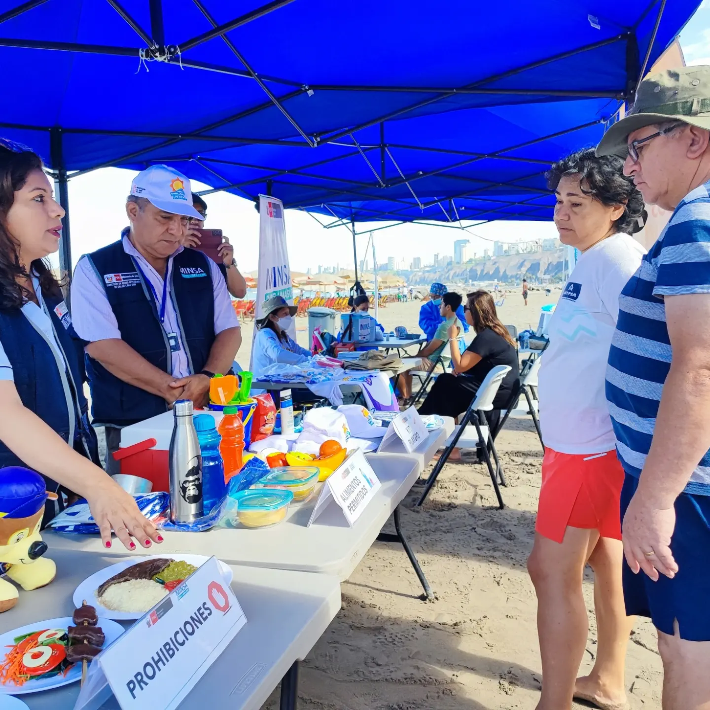 DIRIS Lima Sur se une a lucha contra el cáncer con campaña preventiva en playa "Los Yuyos" de Barranco