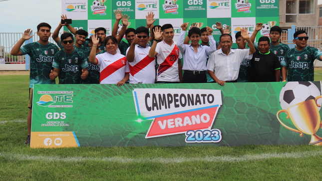 #Campeonato Con gran alegría y demostrando sus habilidades en el fútbol, participaron los equipos de Ite en la inauguración del Campeonato de Verano 2023, desarrollado en el Campo Deportivo Pampa Alta