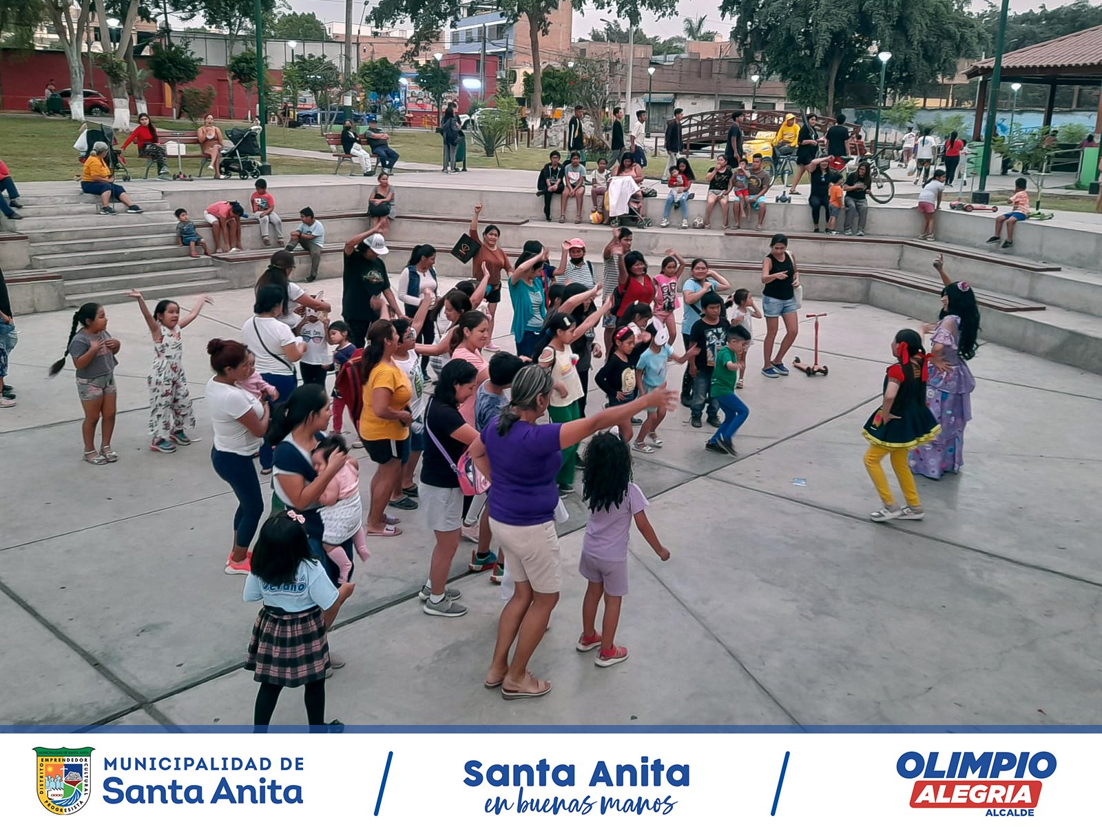 Vecino #Santanitense seguimos promoviendo la educación y la cultura en el distrito con los diferentes talleres que se llevó a cabo en el parque ecológico.