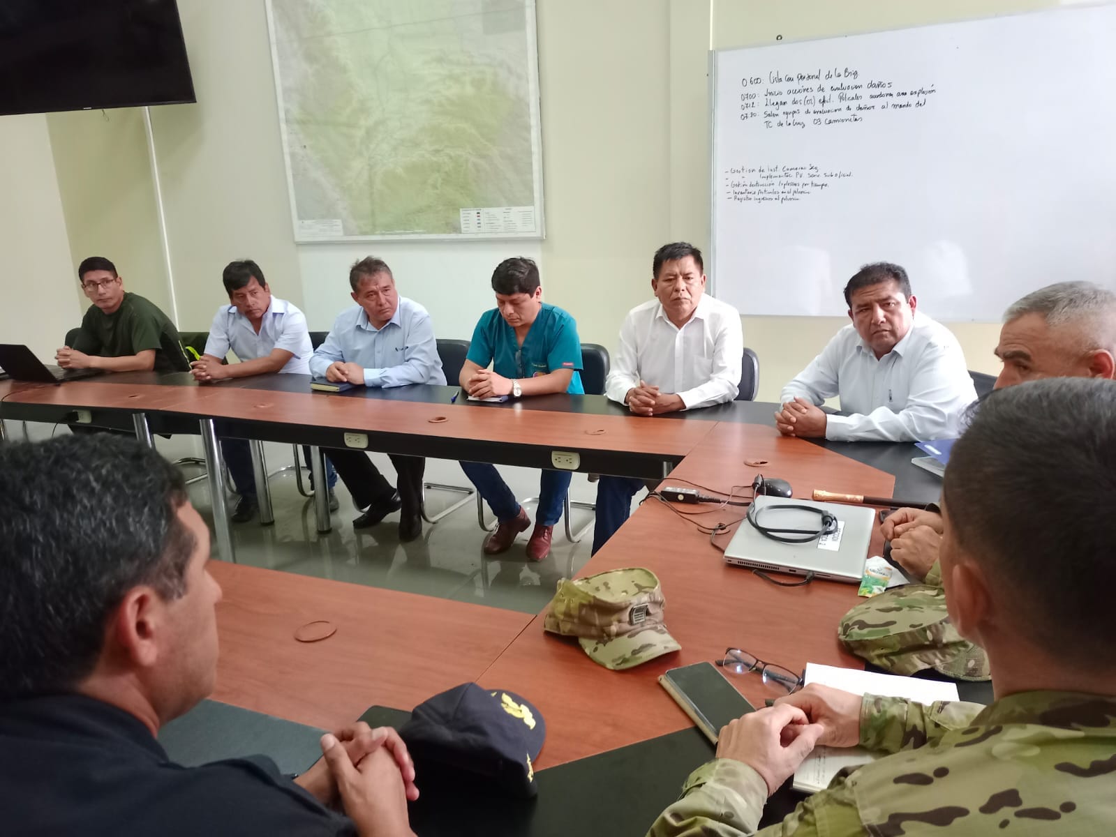 Tras incidente en cuartel de Macamango conforman cuadrilla de profesionales encargados de evaluación de daños