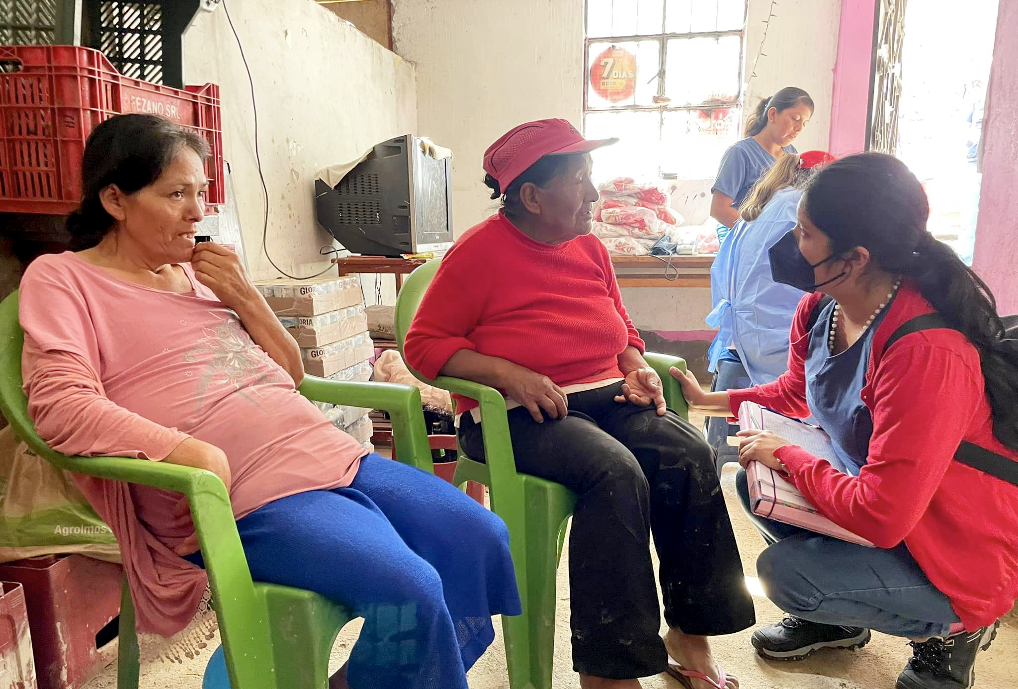 Yauyos: Instalan módulo de atención para damnificados por la emergencia 