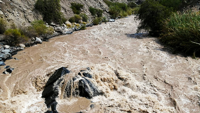 Advierten aumento del nivel del agua en el río Cañete ante ocurrencias de intensas lluvias
