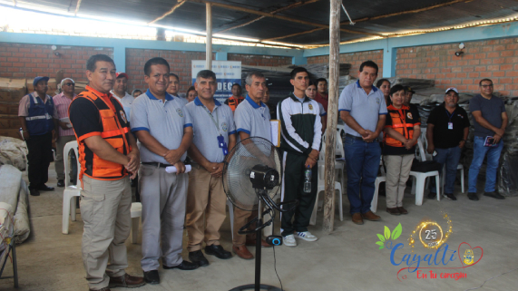 Directores y jefes de área de la Municipalidad Distrital de Cayaltí.