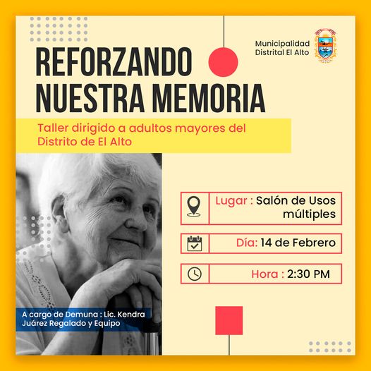 Taller Reforzando Nuestra Memoria