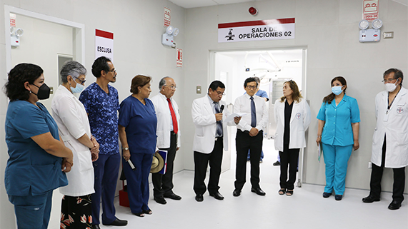 Emergencia del Hospital Loayza inauguró moderno Centro Quirúrgico en beneficio de la población