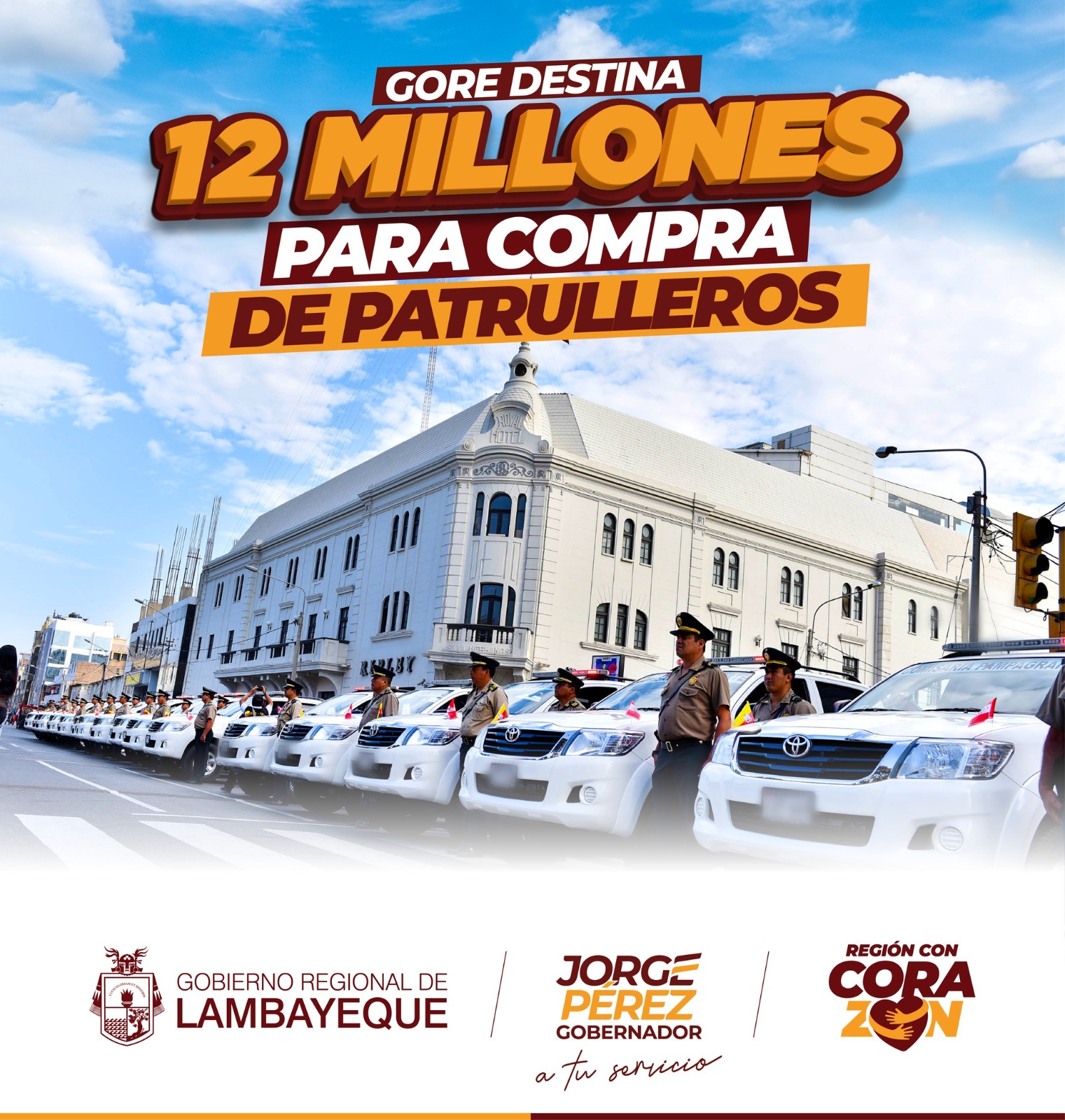 affiche de una flota de camionetas