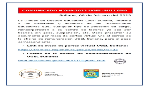Comunicado N°49