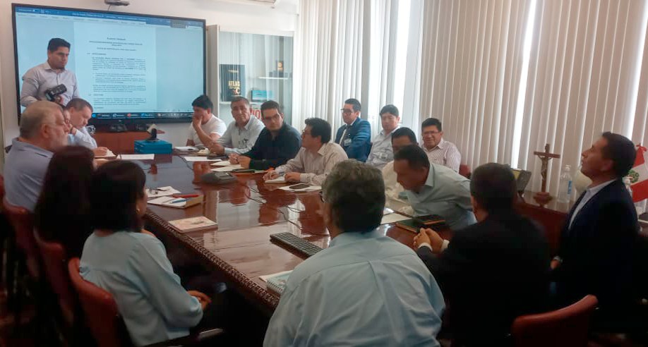 Reunión con los representantes de Ingemmet y Antamina
