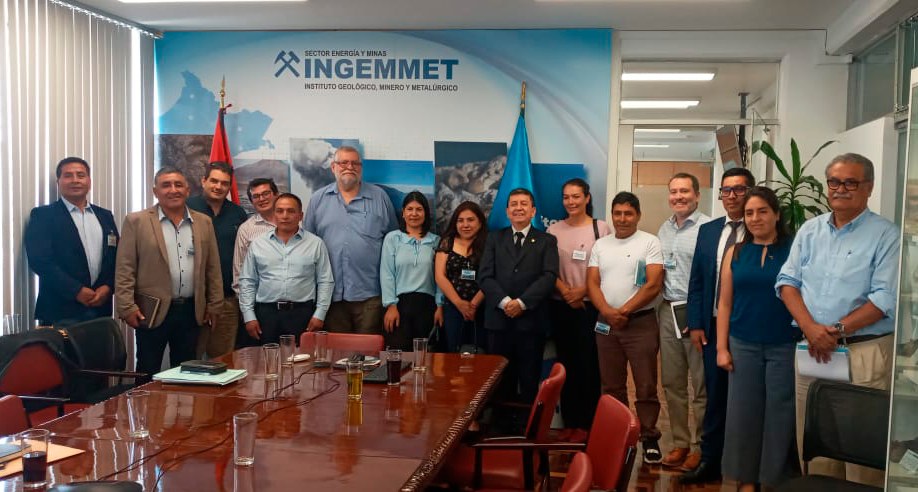 Reunión con los representantes de Ingemmet y Antamina