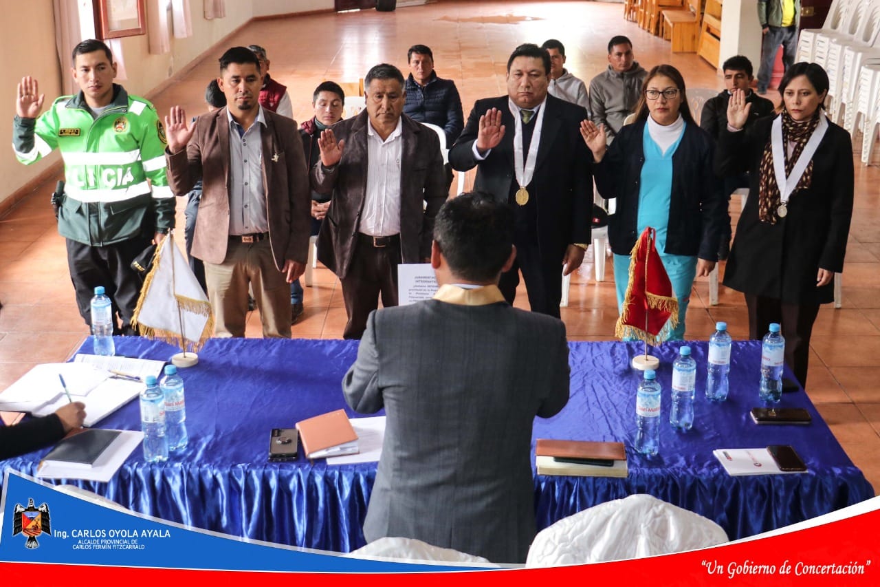 Se hizo la juramentaci贸n de los integrantes de COPROSEC-2023