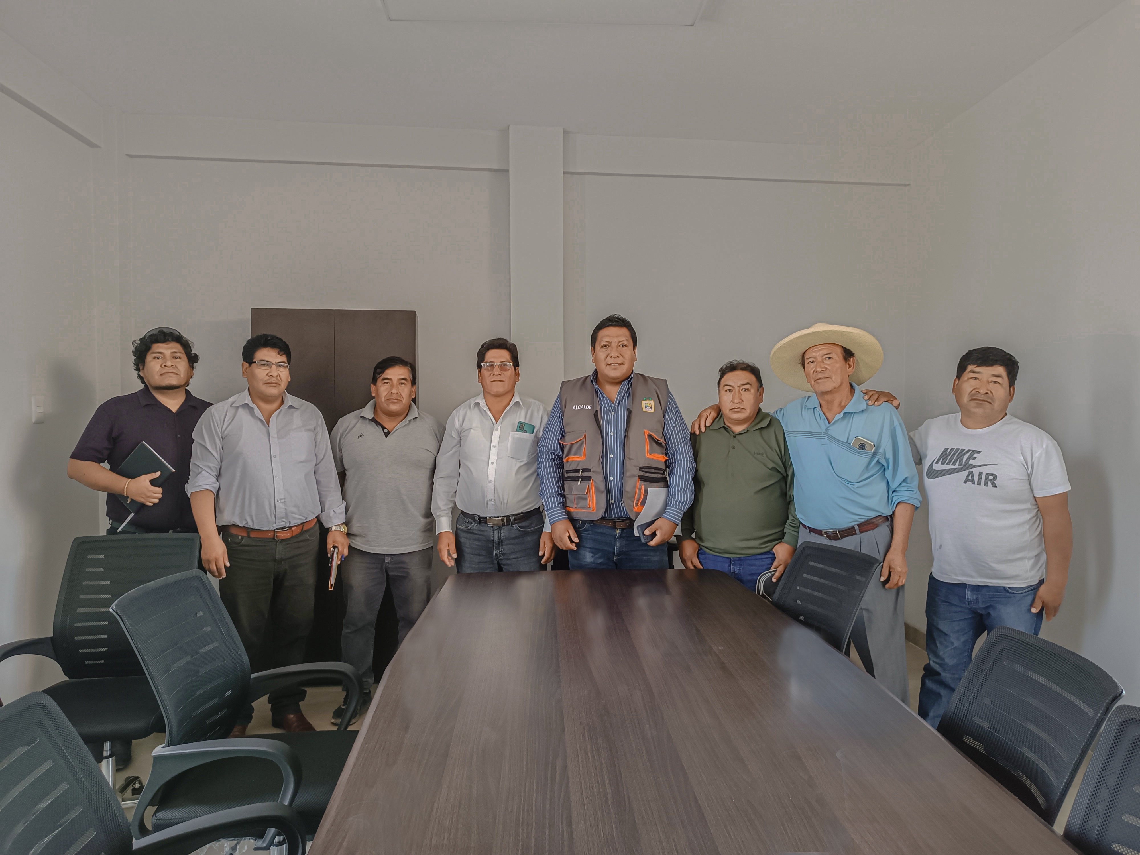 Reunión con los presidentes del sector pecuario Calana