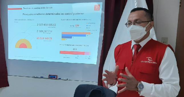 Contraloría detectó más de 320 funcionarios públicos de Áncash con presunta responsabilidad en hechos irregulares durante el 2022