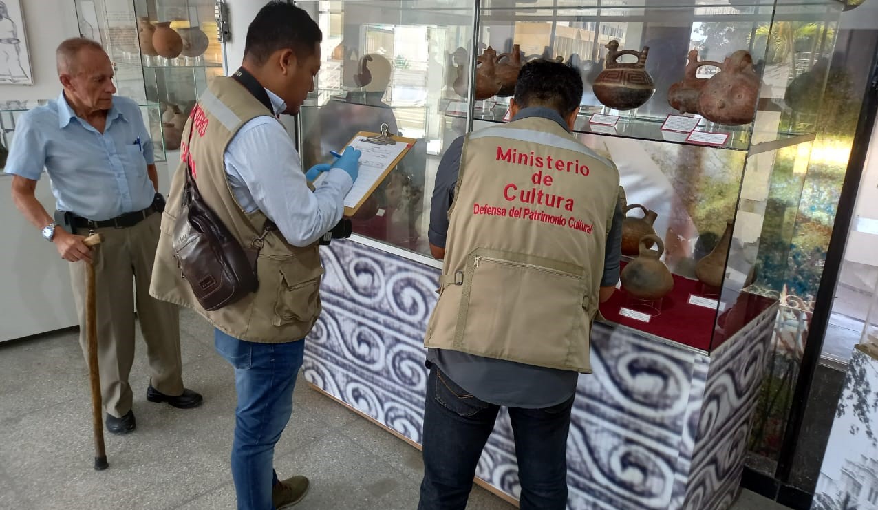Piura: Ministerio de Cultura realizó acciones para la protección del patrimonio cultural en riesgo de tráfico ilícito