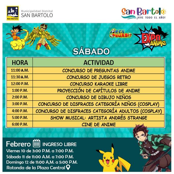 Actividad para el dΓa sΓ‘bado