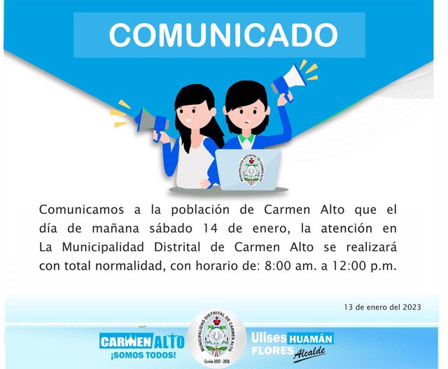 comunicado de MDCA