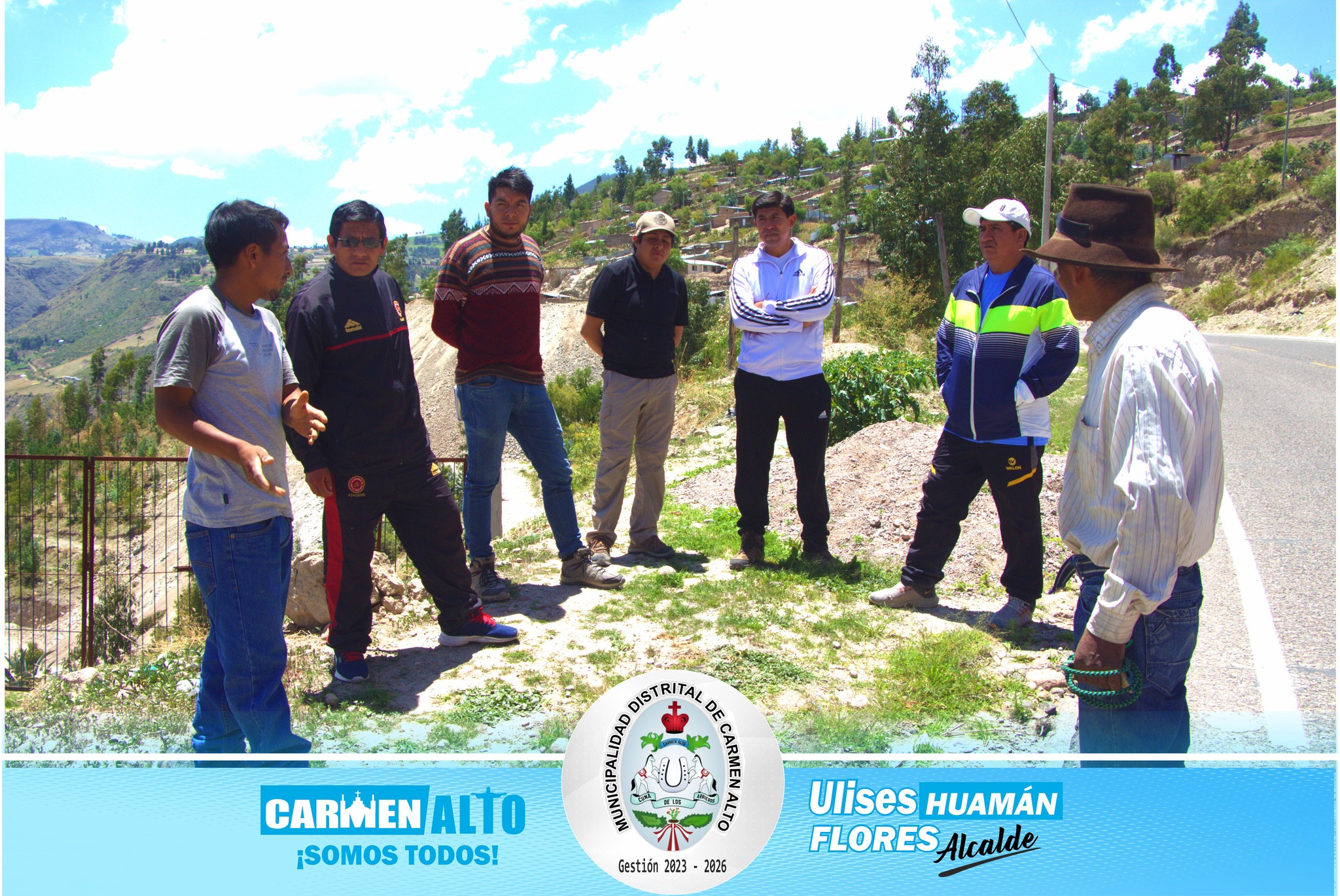 reunión para reinicio del proyecto los servicios de agua potable de Yanama