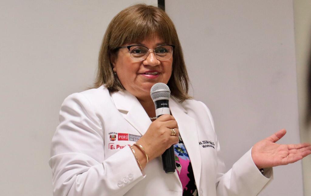 Aparece la Ministra de Salud