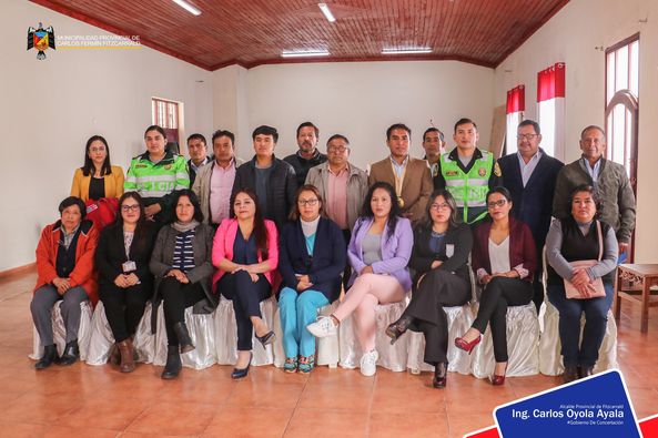 Juramentación para la erradicación de la violencia contra la mujer y grupo familiar.