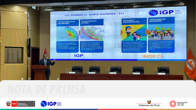 IGP participa de reunión enfocada en la Red de Alerta Temprana.