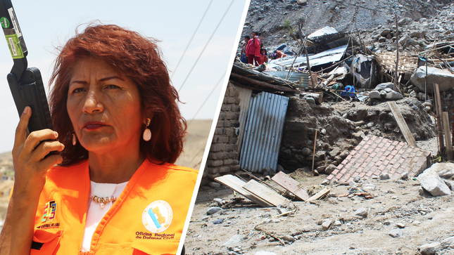 Rosa Vásquez insiste ante el Gobierno Central declarar en emergencia la sierra de la región Lima por lluvias