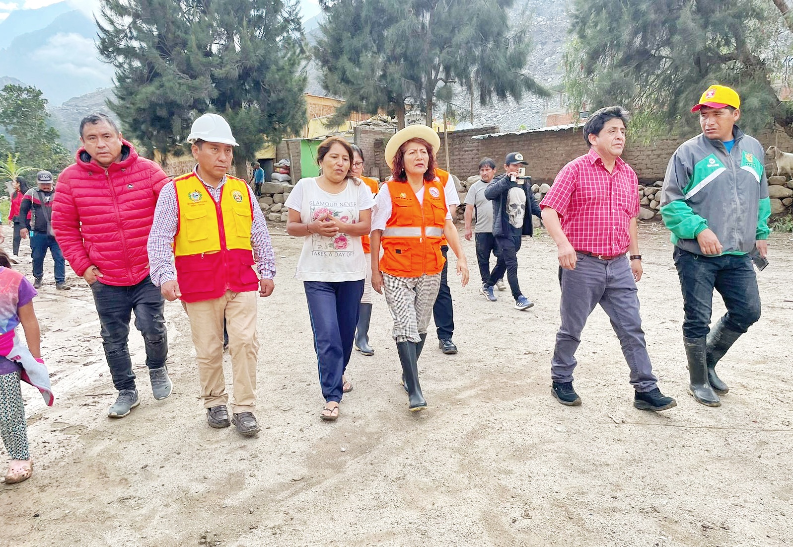 Rosa Vásquez insiste ante el Gobierno Central declarar en emergencia la sierra de la región Lima por lluvias