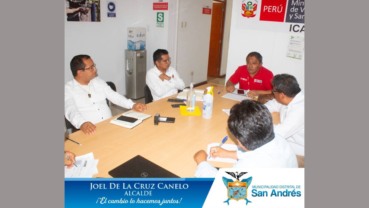 Alcalde Distrital De San Andrés Joel De La Cruz Canelo Y Su Gerente Municipal Lic. Juan Pizarro Sánchez Visitaron El Ministerio De Vivienda,