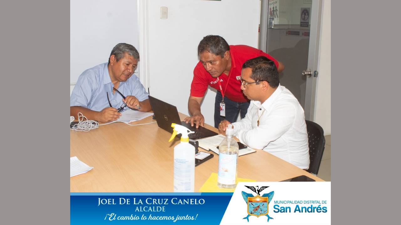 Alcalde Distrital De San Andrés Joel De La Cruz Canelo Y Su Gerente Municipal Lic. Juan Pizarro Sánchez Visitaron El Ministerio De Vivienda,