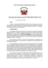 Vista preliminar de documento Resolución Directoral N° 0007-2023-INIA-OA