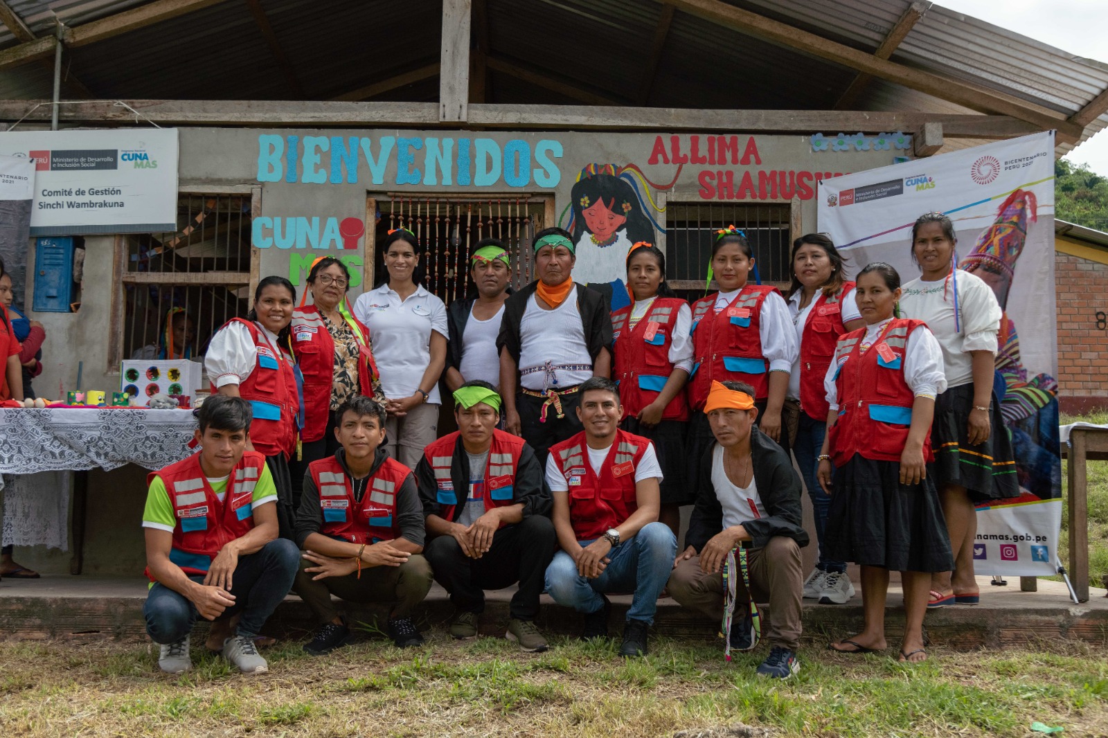 Cuna Más supervisa la prestación de sus servicios con pertinencia cultural en comunidad nativa de Panjuy