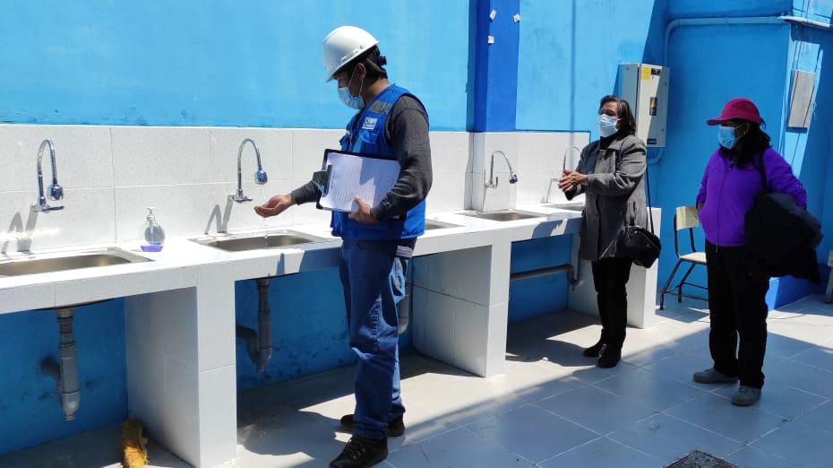 Sunass verifica continuidad del agua potable