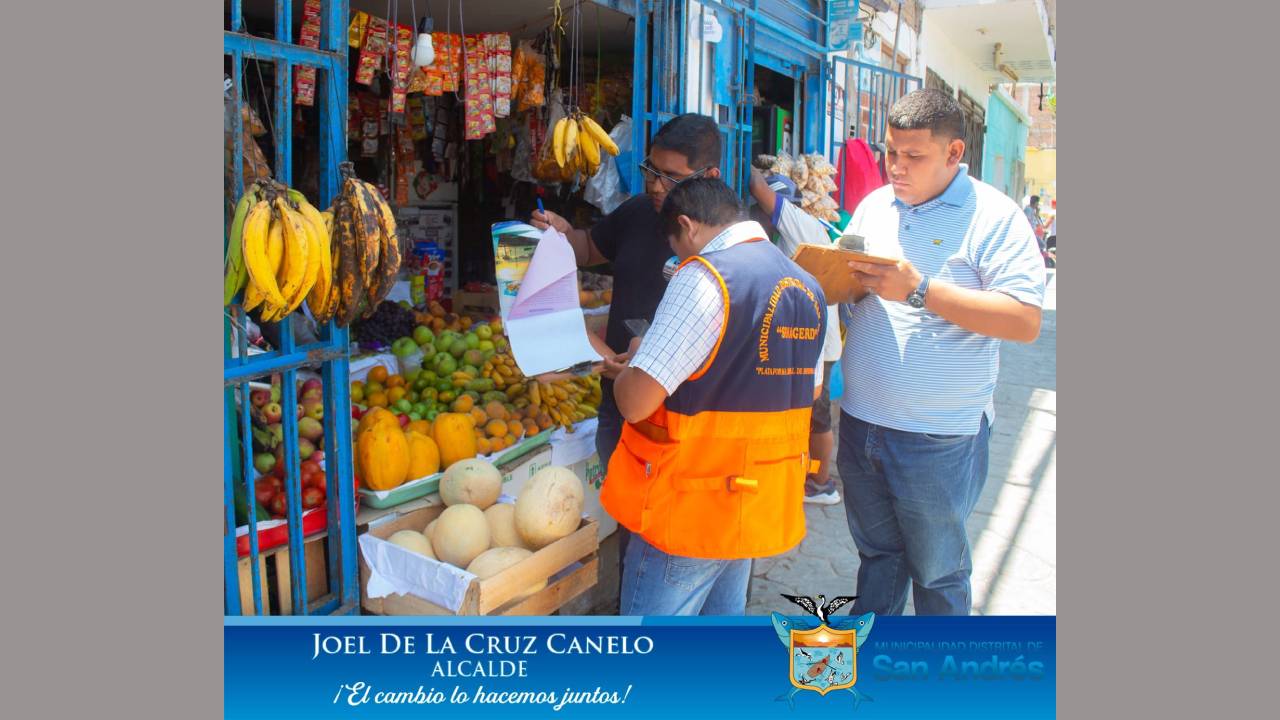 Personal De La Municipalidad De San Andrés, Continua Con Los Trabajos De Fiscalización Por Un Mejor Ordenamiento.
