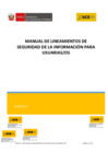 Vista preliminar de documento Manual de Lineamientos de Seguridad de la Información para Usuarias/os - versión 01